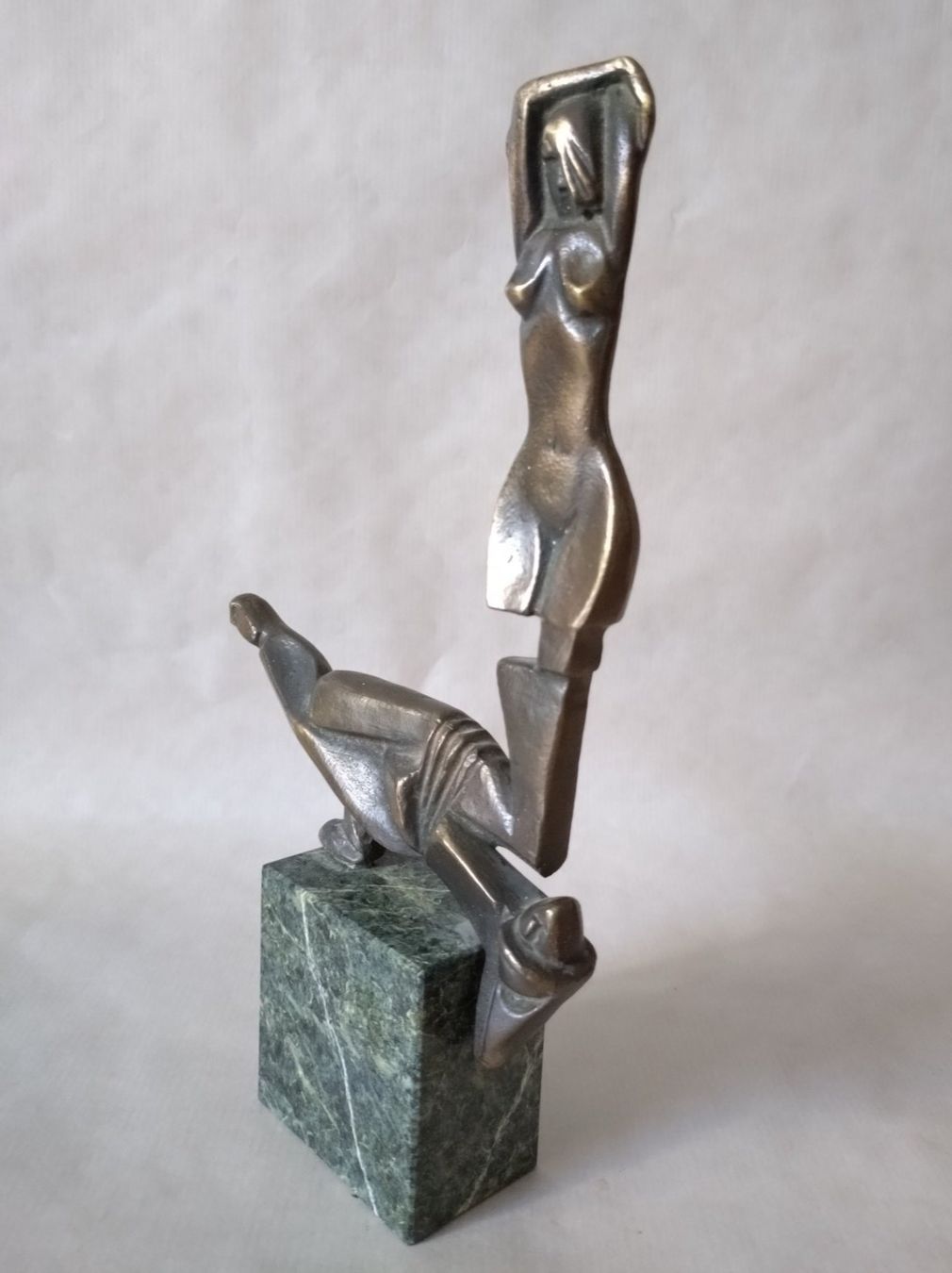 Sculture & Statue: Variations, sculpture de Wojtek Pondel, signée, bronze – Nuovo e nell'imballaggio originale da Genève venduto da mar_2kgm 3