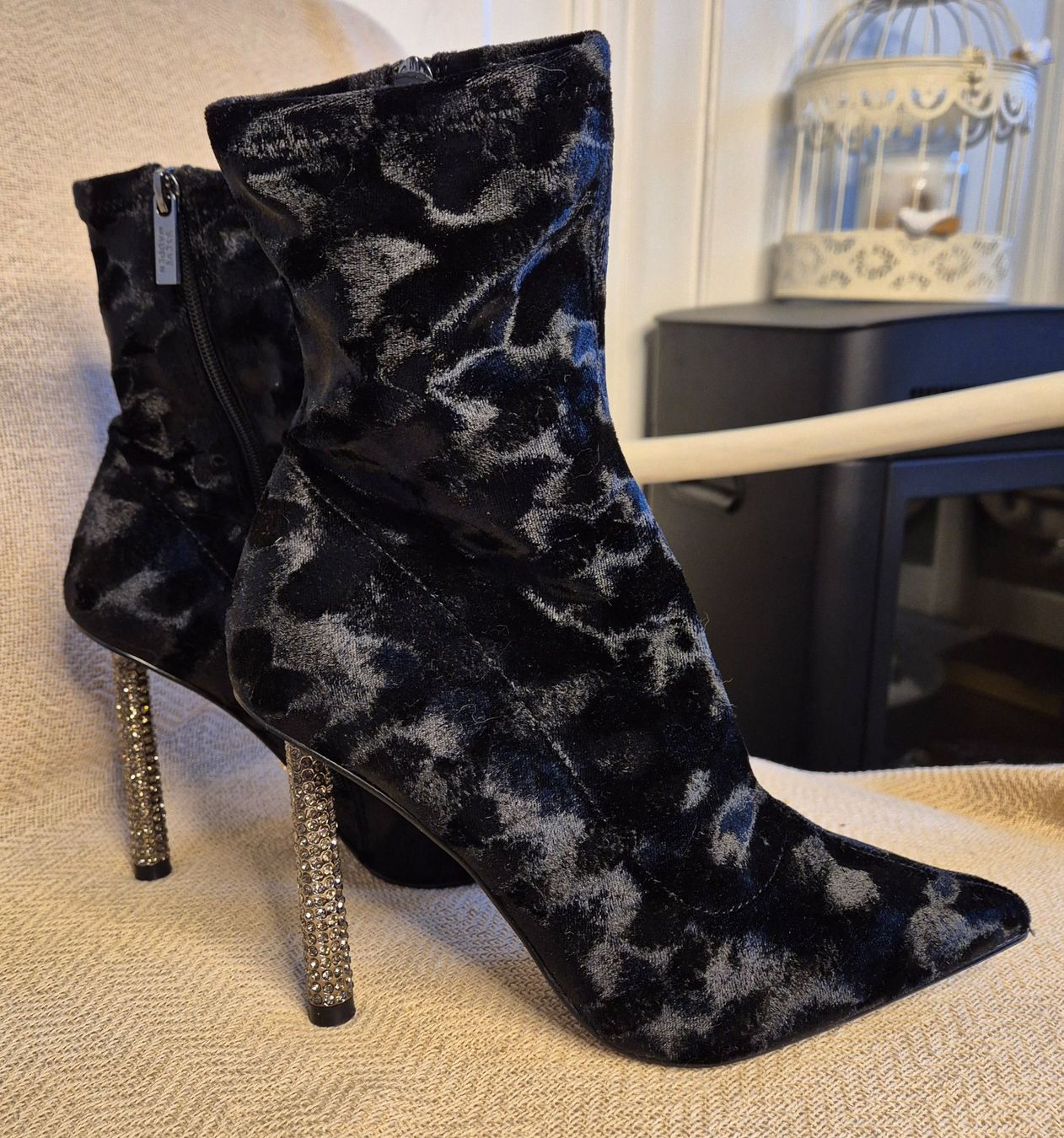 Steve Madden Scarpe da donna: Stiefeletten mit glänzendem Absatz – Nuovo e nell'imballaggio originale da Leissigen venduto da ali_k9v8 4