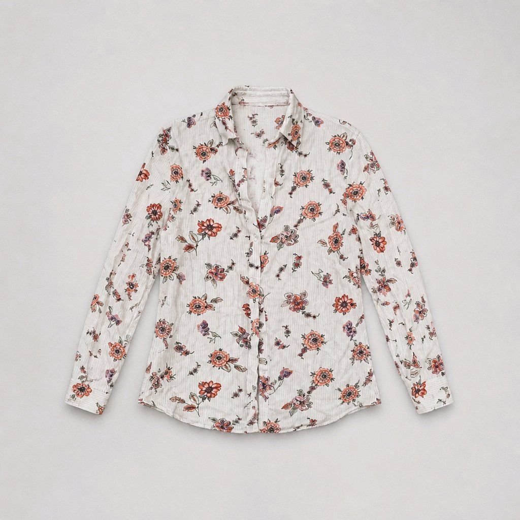 Esprit Camicette: Esprit Bluse Gr. 34 neuw. Streifen & Blumen – Usato da Füllinsdorf venduto da Sunnebliemli7