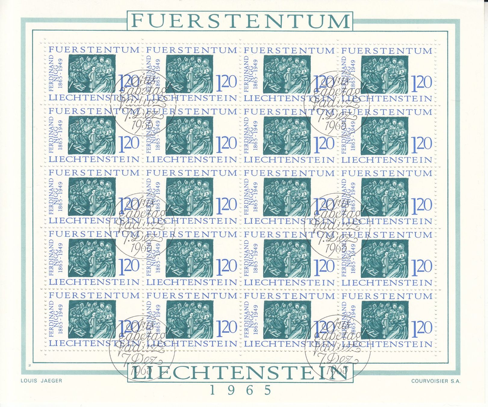 Tutti i francobolli: LBK 390 - 392 Zierbogen mit ET – Usato da Bürglen TG venduto da StampGraf 3