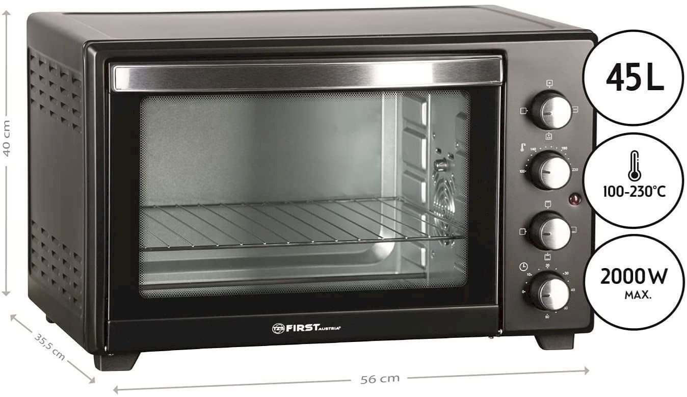 Forni: TZS First Austria Mini Backofen 45 Liter – Nuovo e nell'imballaggio originale da Bottighofen venduto da zaap 1
