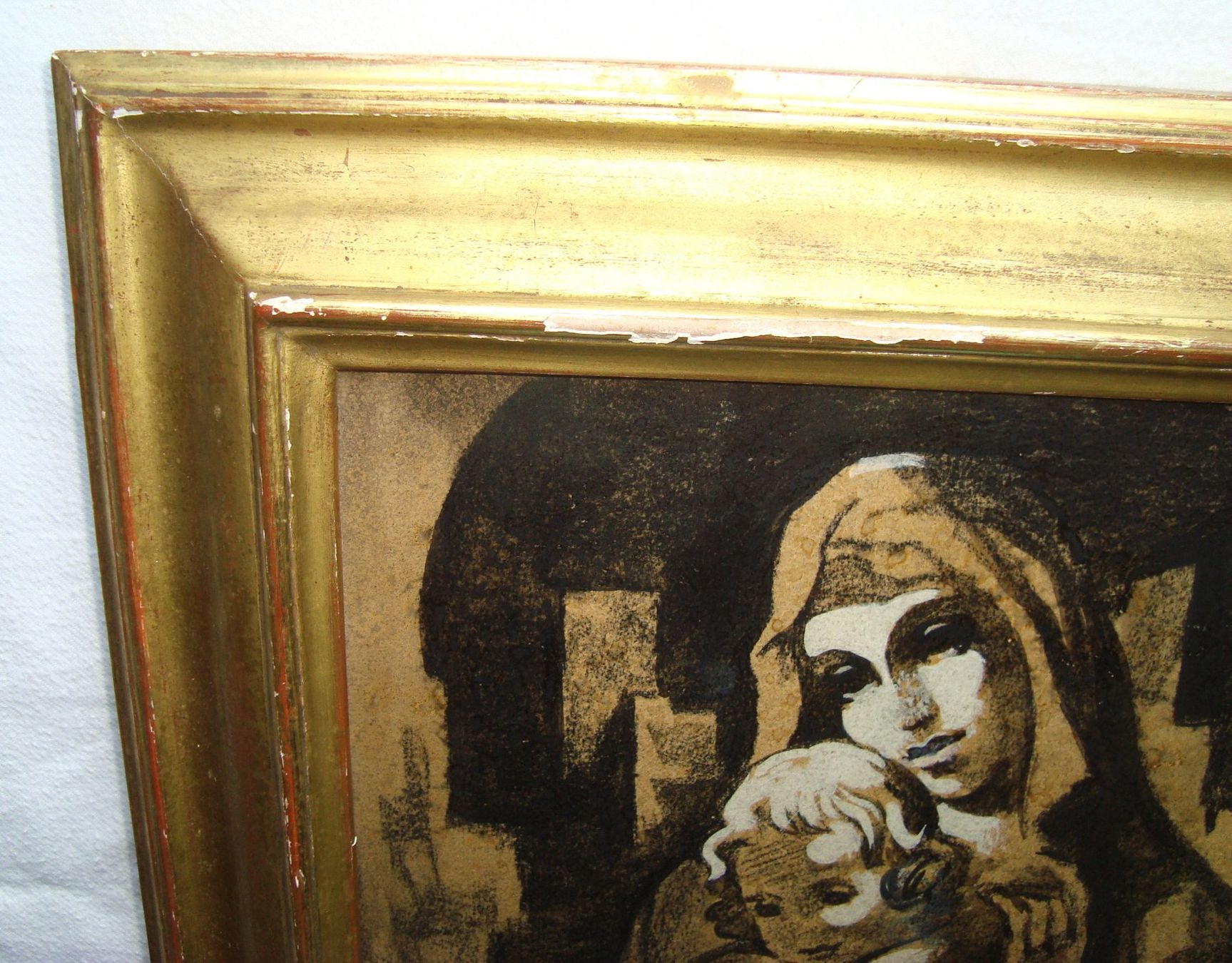 Gemälde: Ferry Ahrlé 1924-2018, signiert.. Madonna mit Kind – Gebraucht aus Oberdorf NW von Lufao 5