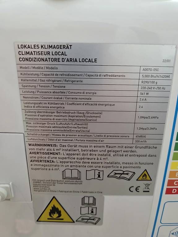 Climatiseurs: Condizionatore ayce A007G-05C – D'occasion à riva san vitale par dan_c6c9