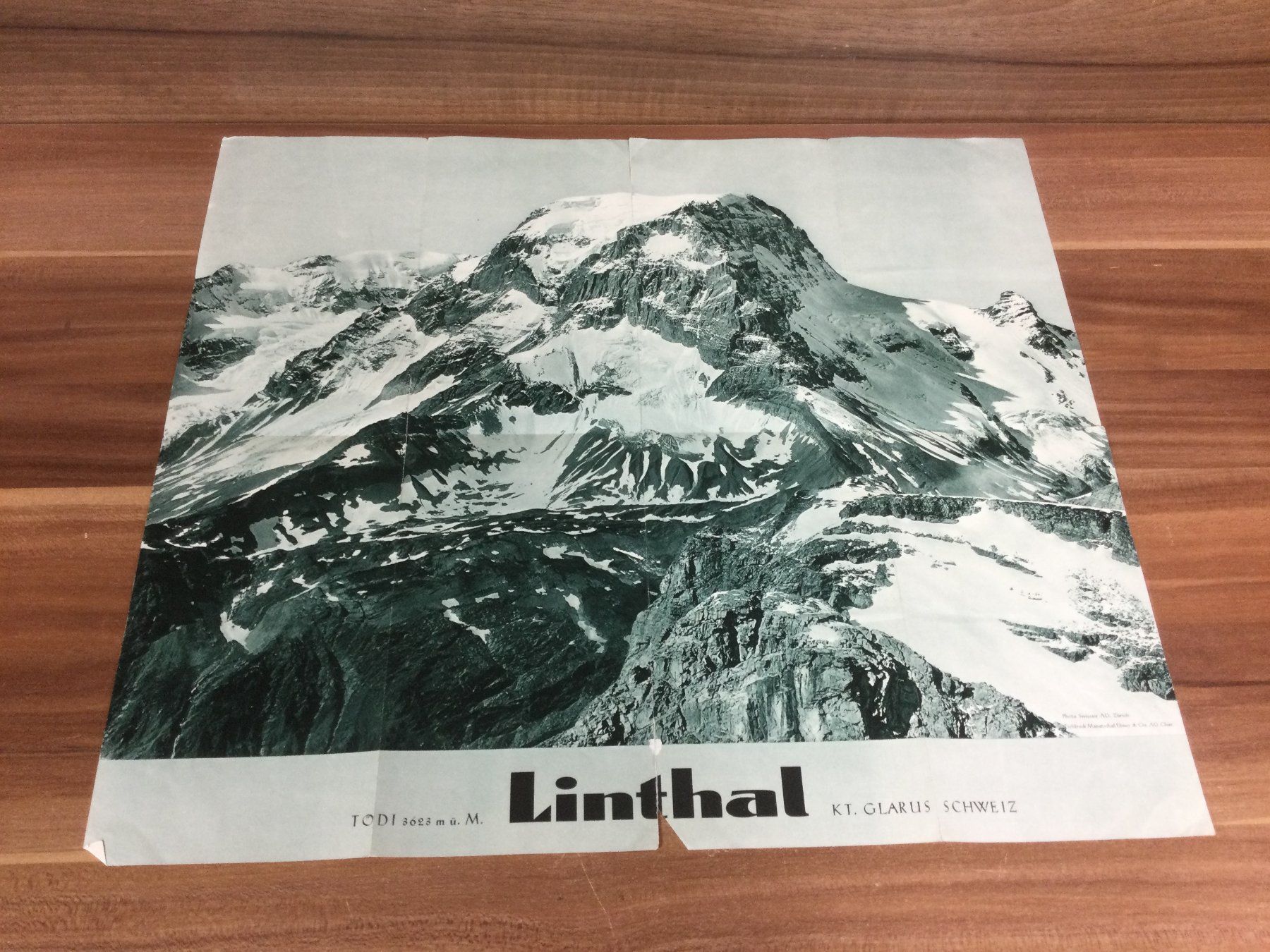 Cartoline postali: Alter gebrauchter Historischer Prospekt Linthal Glarus – Usato da Wangen SZ venduto da kuriosum12 4