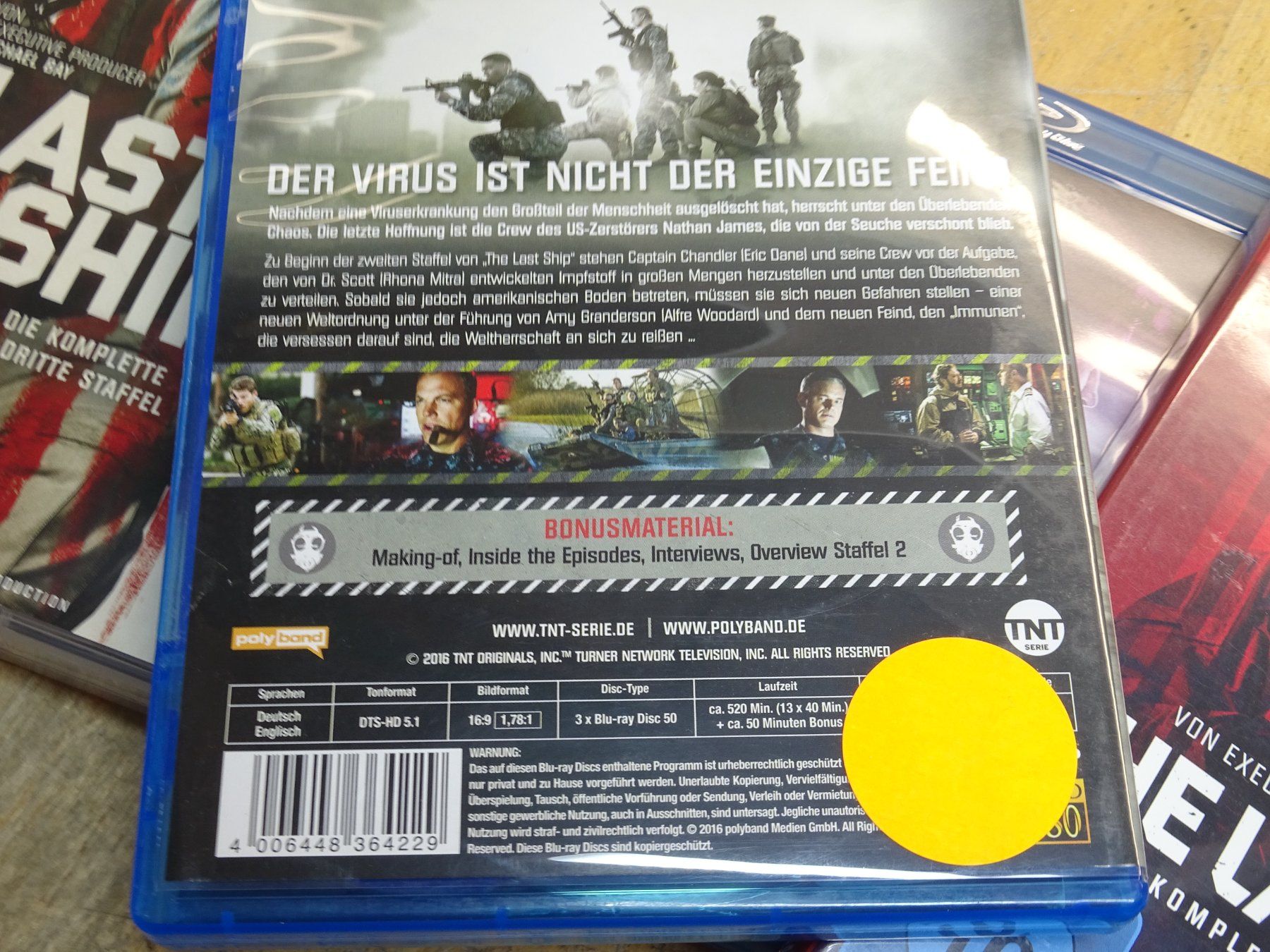 Tutti i DVDs: The Last Ship,  Komplette Staffel 1-5 – Usato da Wohlen AG venduto da Bricktoys 1