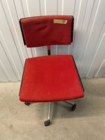 Büro Stuhl auf Räder Rot