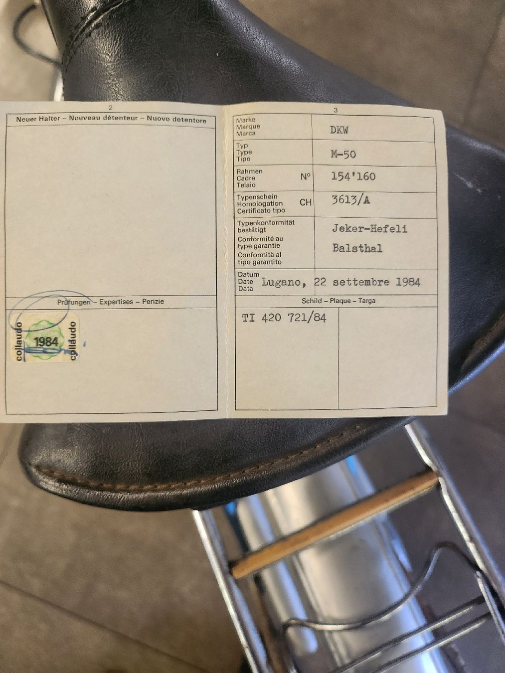 Victoria Ciclomotori: motorino Victoria  – Usato da Lugano venduto da Bernardino04 5
