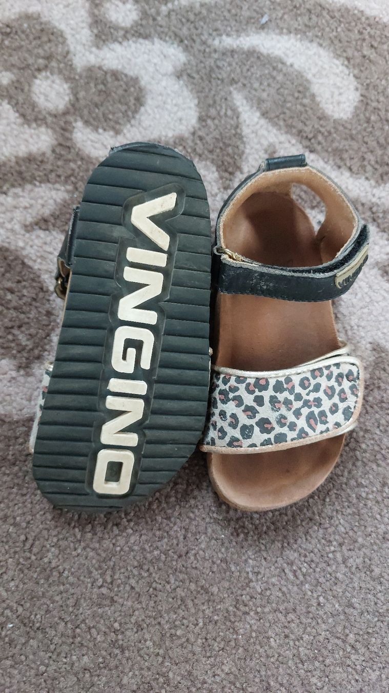 Scarpe per ragazze: Vingino Sandalen mit Leoprint, Gr. 25 – Nuovo (secondo la descrizione) da Auw venduto da pet_fc8x 1