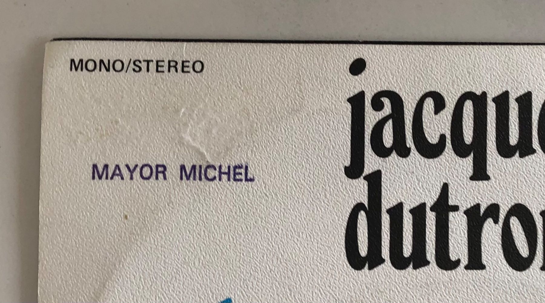 Schallplatten: JACQUES DUTRONC - GENTLEMAN CAMBRIOLEUR – Gebraucht aus Poliez-Pittet von Newtown-Records 3