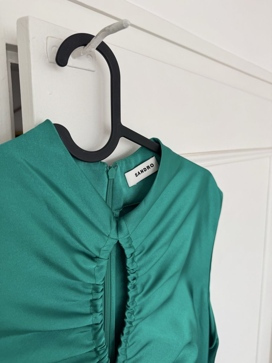 Sandro Vestiti: Robe vert émeraude Sandro Paris  – Nuovo (secondo la descrizione) da Thônex venduto da emm_f5jb 1