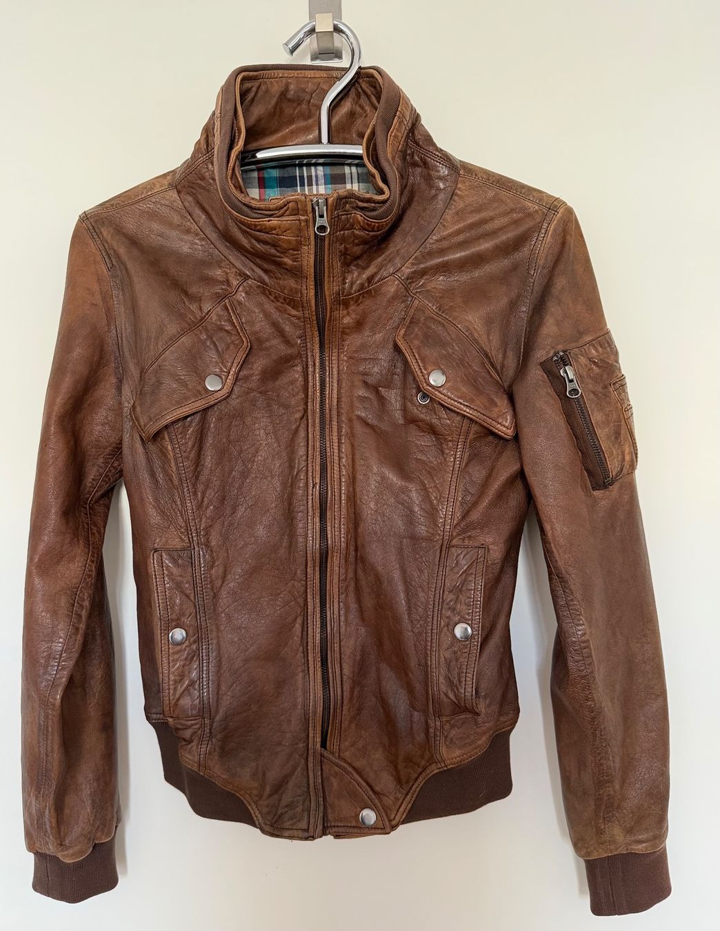 Giacche: Lederjacke von Leonardo in Braun – Usato da Zürich venduto da Kue_Zuerich 4
