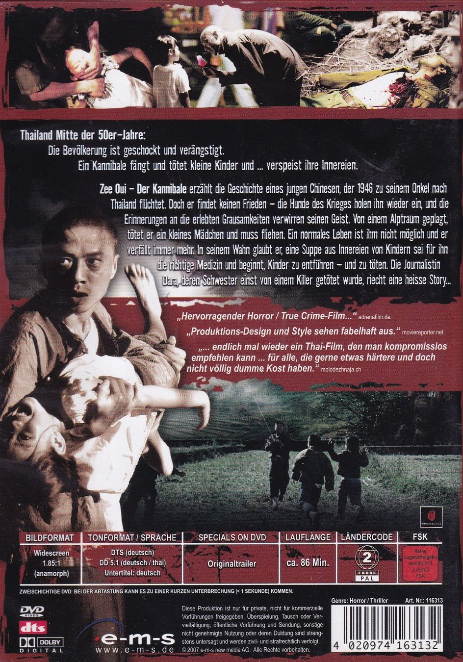 Tutti i DVDs: DVD ab Fr. 1.--, Der Kannibale – Usato da Lausen venduto da Mondeo10628 1