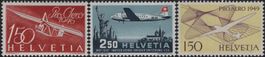 Flugpost 1941/49, F35-36, 40-42, 45 **, 200.-+