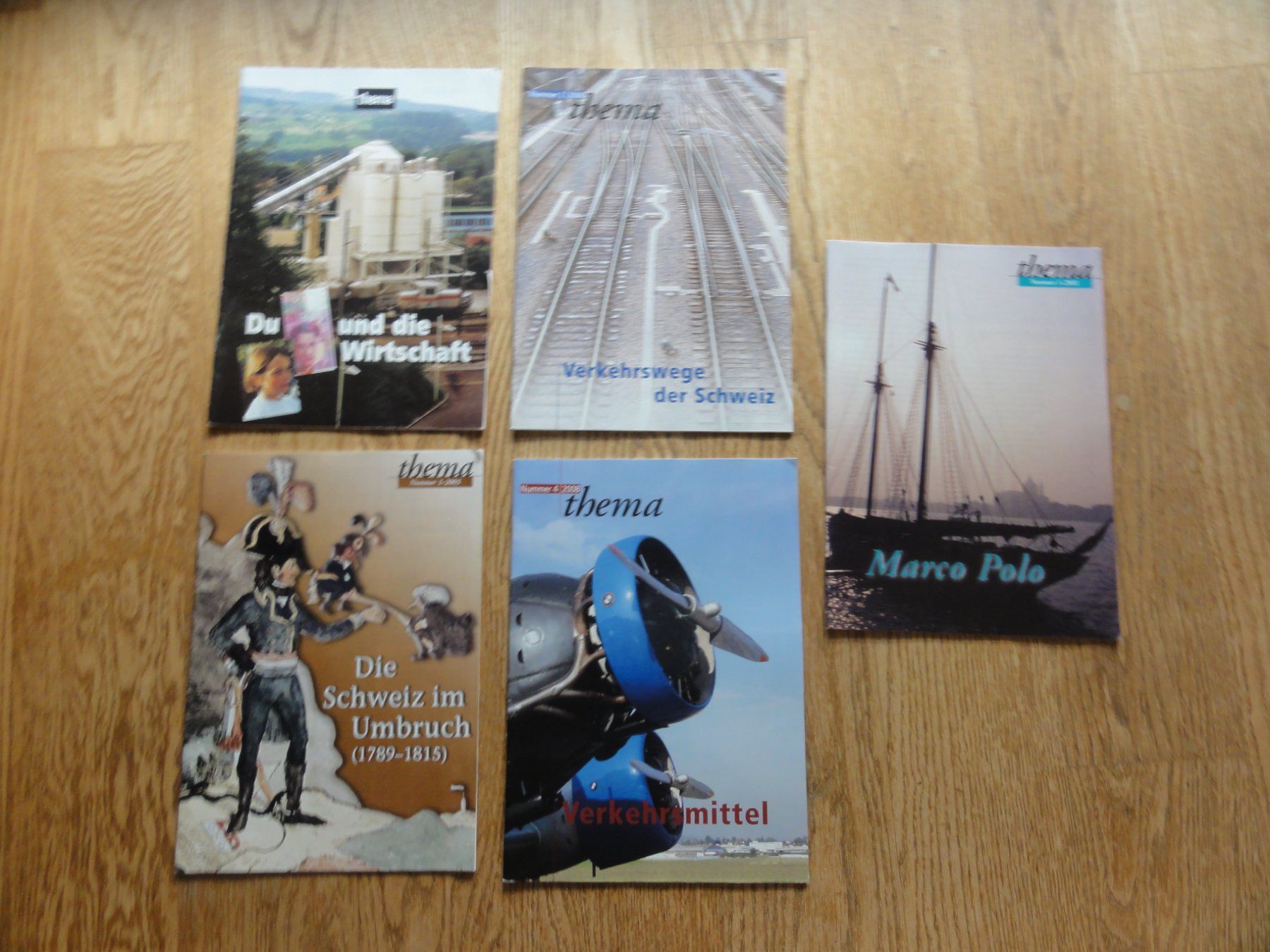 Riviste & Magazine: thema Hefte, 5 Stk. – Nuovo (secondo la descrizione) da Riedholz venduto da Taweva
