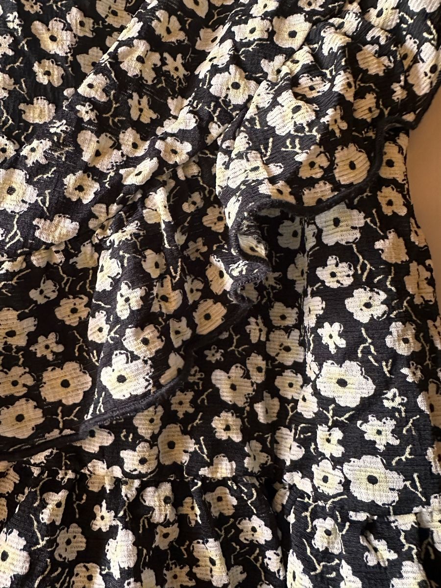 Gonne: Minirock Wrap Blumen Gelb-Schwarz – Nuovo (secondo la descrizione) da Zürich venduto da BettinaMarie2308 2