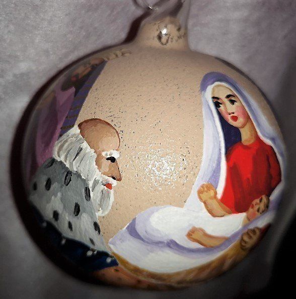 Tutte le decorazioni: Weihnachtskugel Mundgelasen Handbemahlt – Nuovo e nell'imballaggio originale da Lutzenberg venduto da Pinschi01 2
