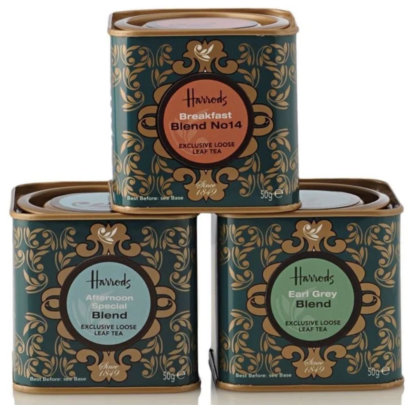 Westwing Tutte le decorazioni: Harrods Blechdosen Teebüchsen Set – Nuovo (secondo la descrizione) da Zürich venduto da Matz2001