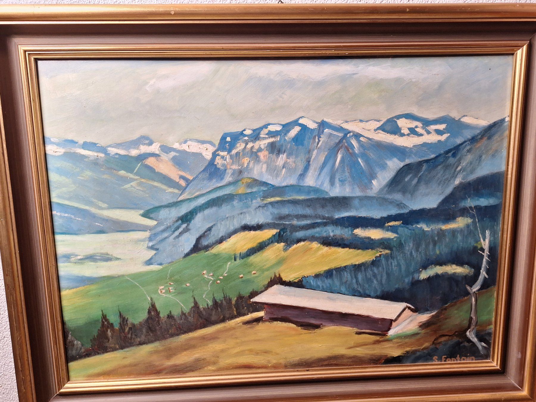 Gemälde: Gemälde S. Fontain – Gebraucht aus Appenzell von Mar_ijan 1