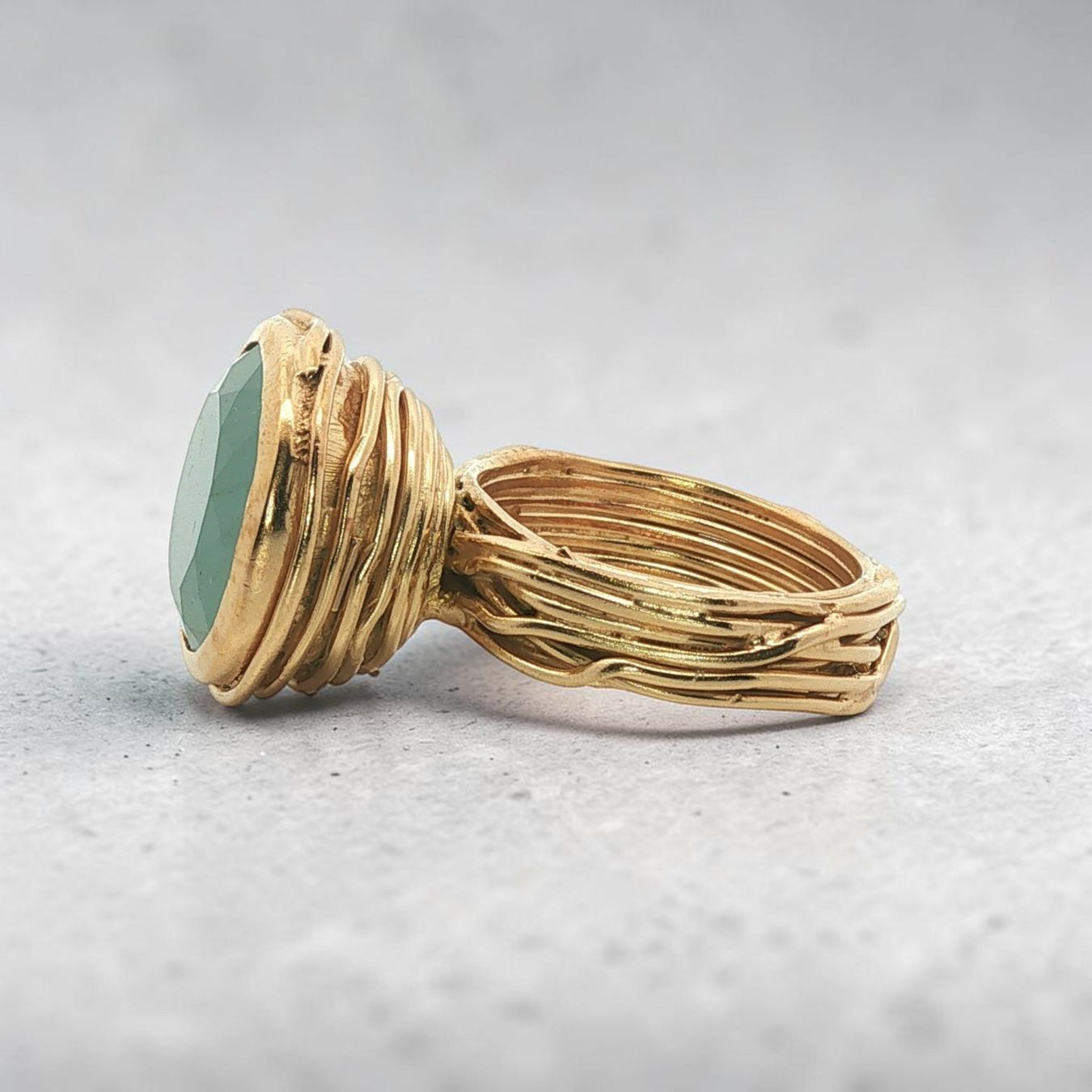 Olga Ribler Anelli: Ring 925 Sterling Silber mit Aquamarin Grösse 55 – Nuovo (secondo la descrizione) da Luzern venduto da Schmuckoutlet 5