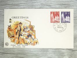 TR80 Enveloppe + Timbre Australie 1958