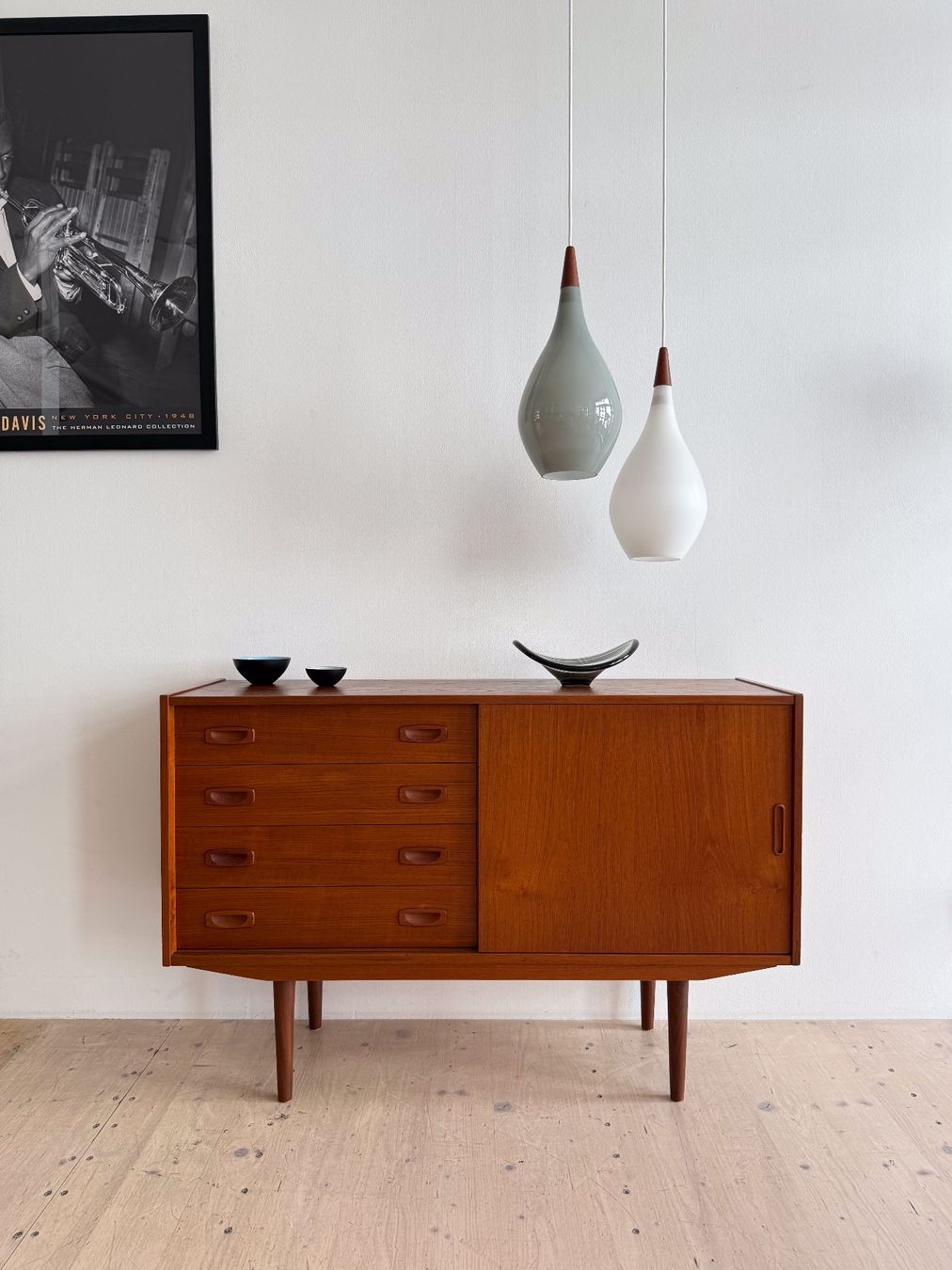 Commodes: Vintage Scandinavian Teak Sideboard – D'occasion à Zürich par heydaymoebel 1