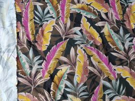 Leichte ital. Sommer Viskose 2.60x1.40m Jungle Leaves