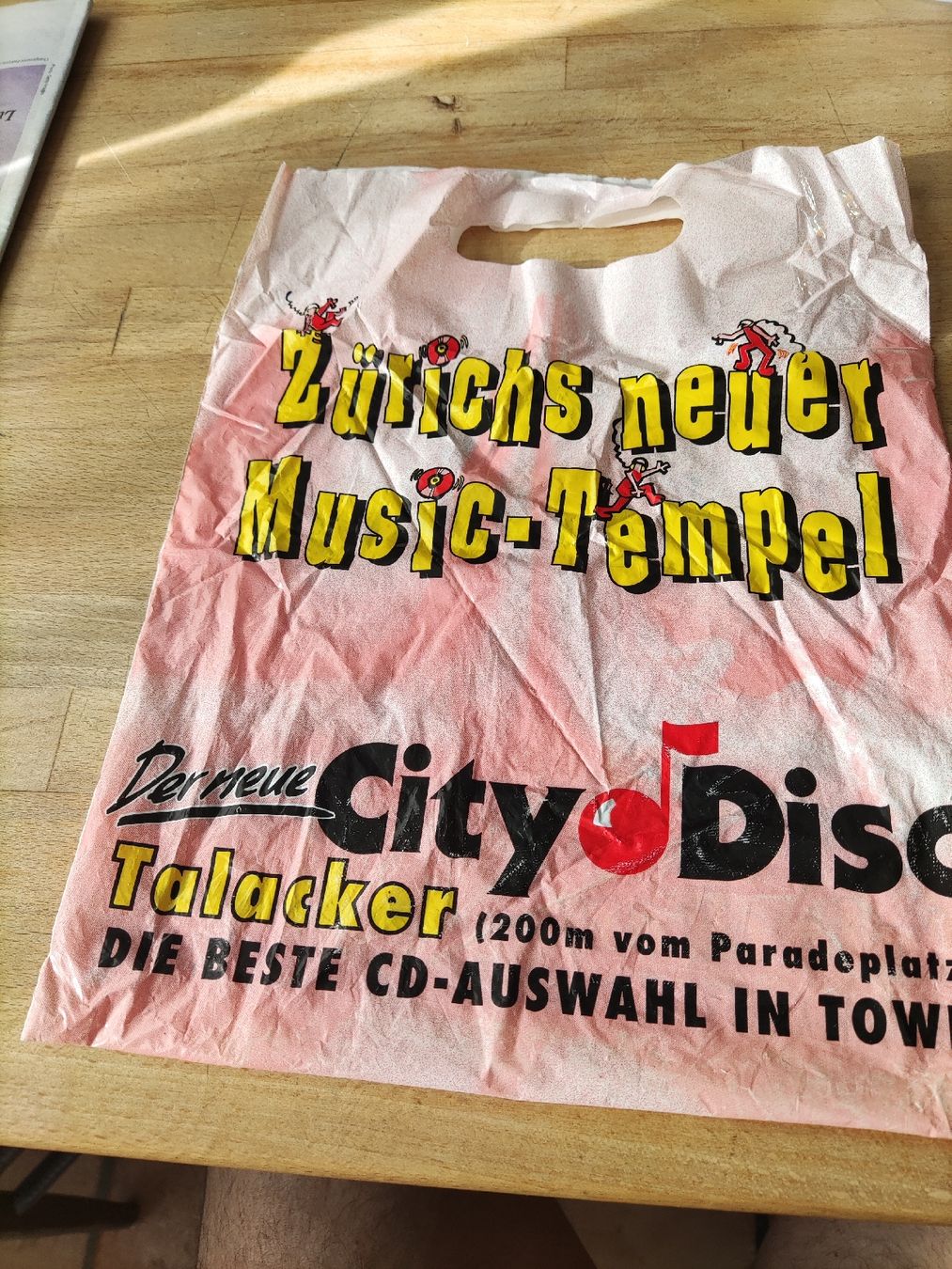 Borse: sac plastique vintage City Disc – Usato da Châtel St Denis venduto da Magil71