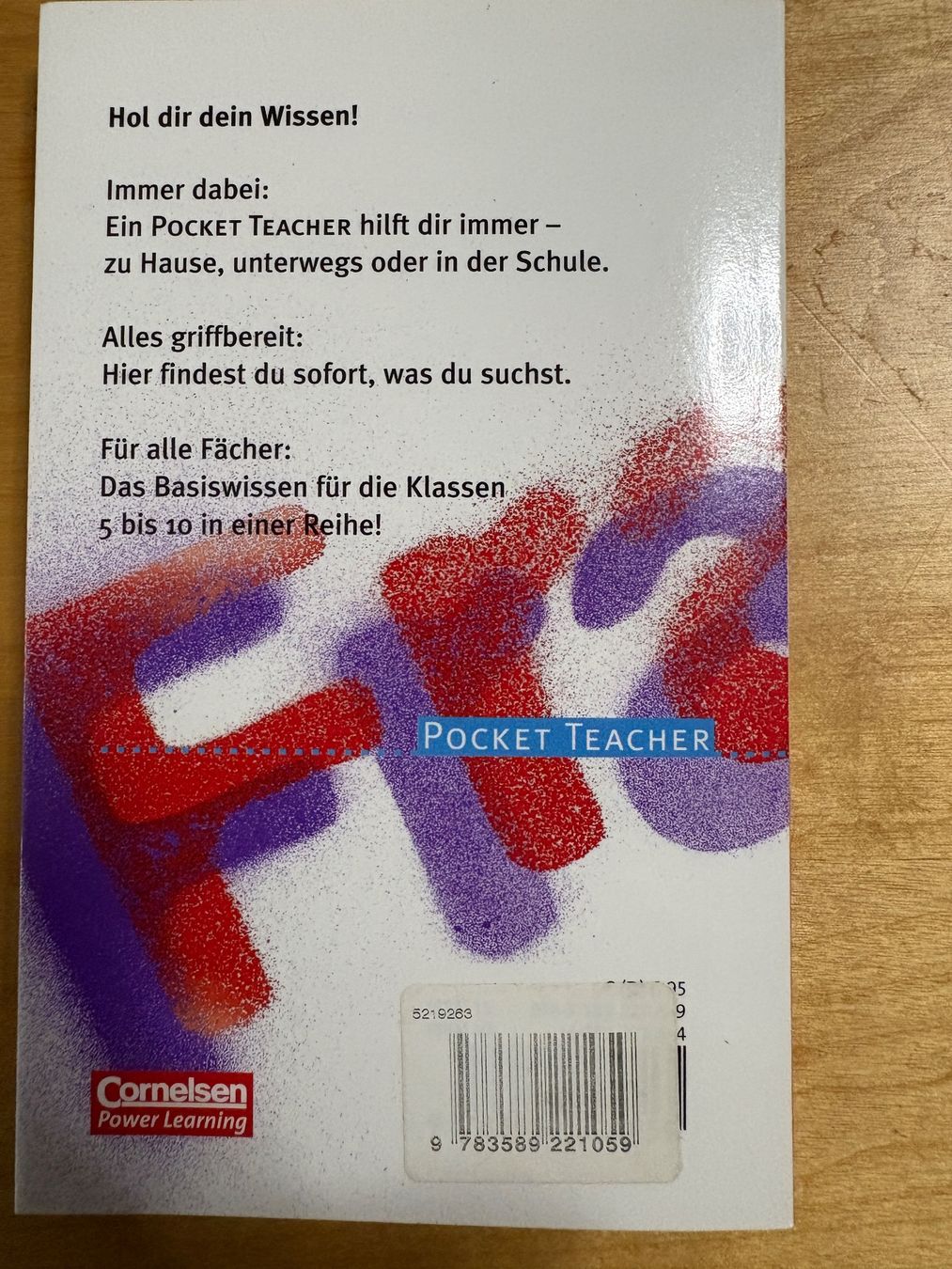 Libri: Französisch Grammatik, Pocket Teacher. – Usato da Auenstein venduto da 5222 1