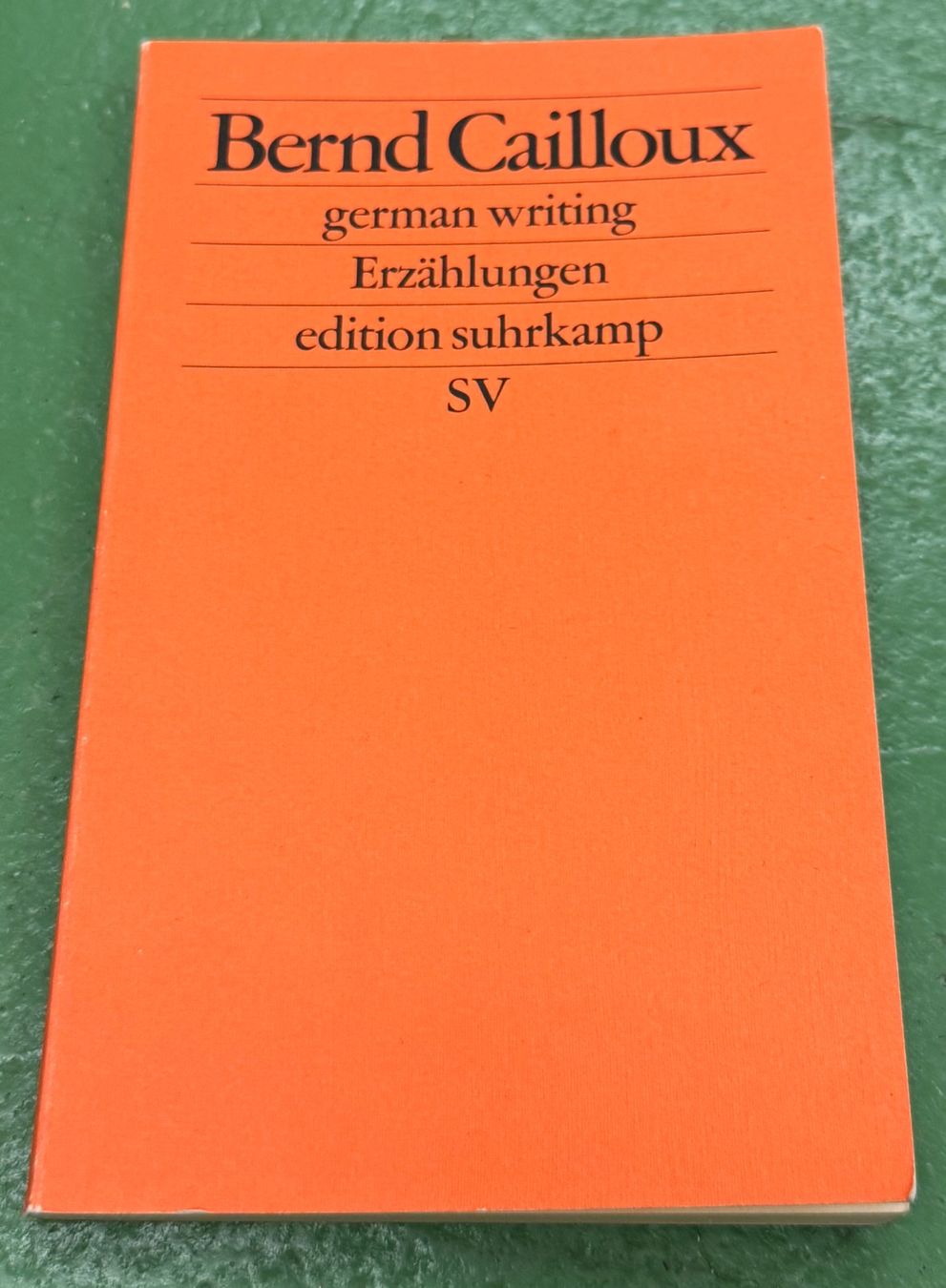 Libri: Bernd Cailloux: German Writing – Usato da Basel venduto da Ostschweiz06