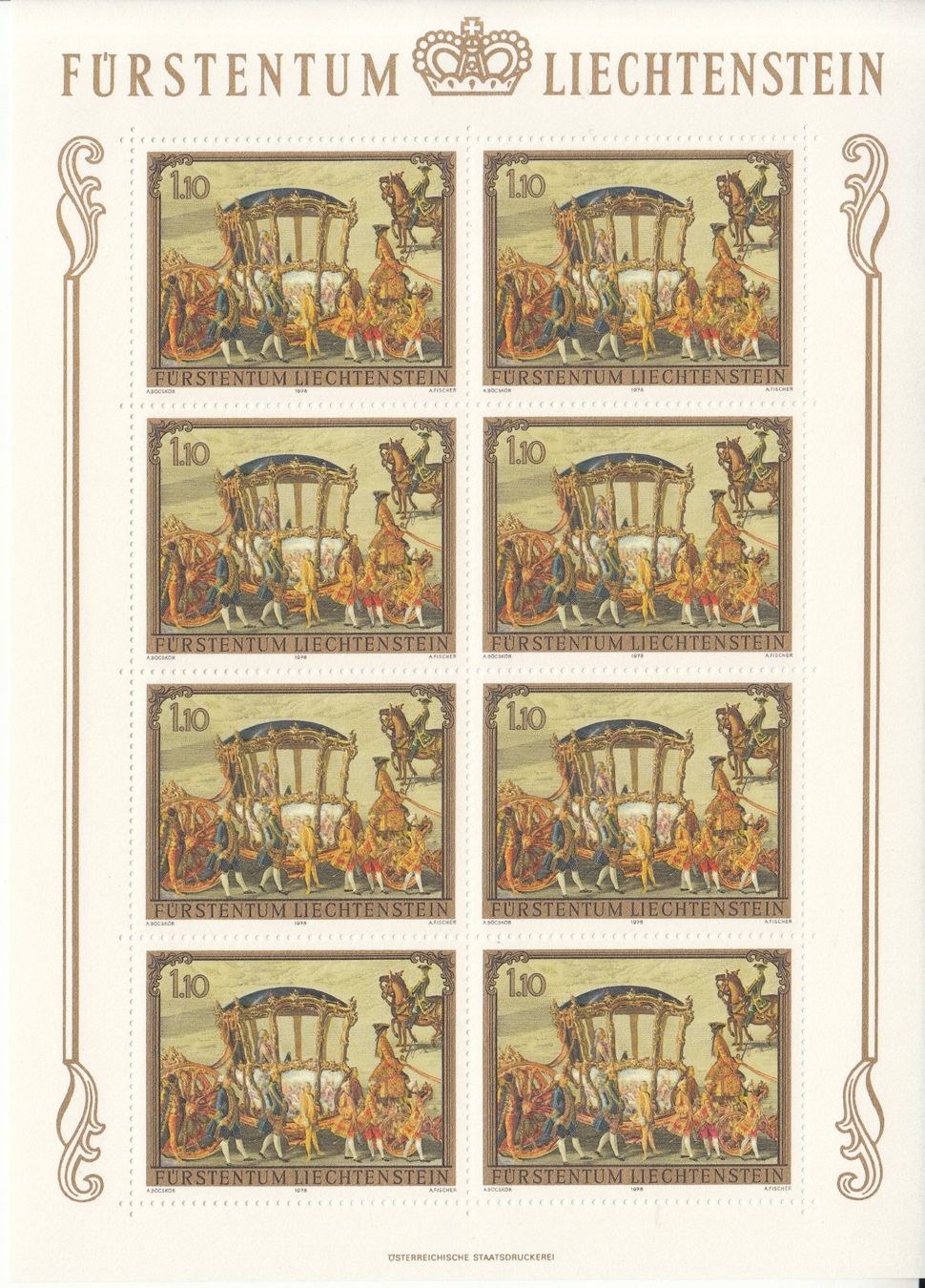 Tutti i francobolli: LBK 655 - 657l Kleinbogen postfrisch – Usato da Bürglen TG venduto da StampGraf 3