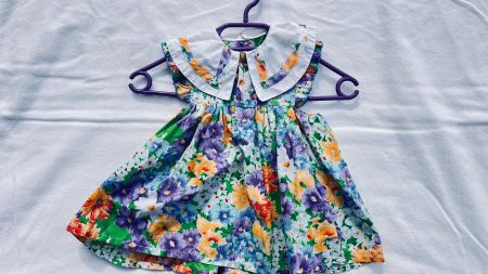 Blümchenkleid, Grösse 92, ideales Sommerkleid für Mädchen