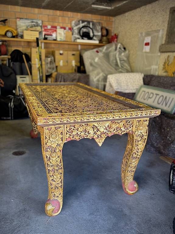 Tische: Antiker Schmucktisch Holz Gold - Preis verhandelbar – Gebraucht aus Muri b. Bern von MVW 1