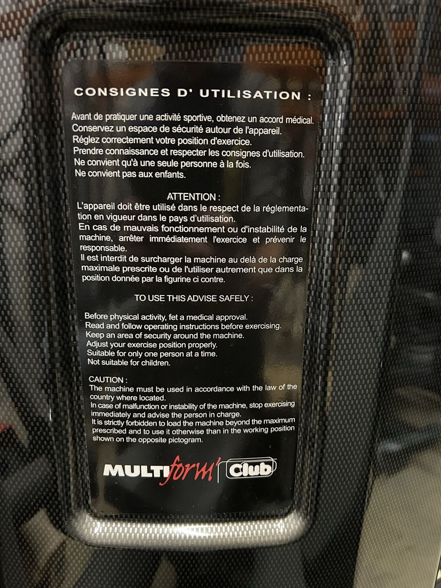 Hometrainer: multi form club kraftstation – Usato da Muri AG venduto da Schibi_prelude 5