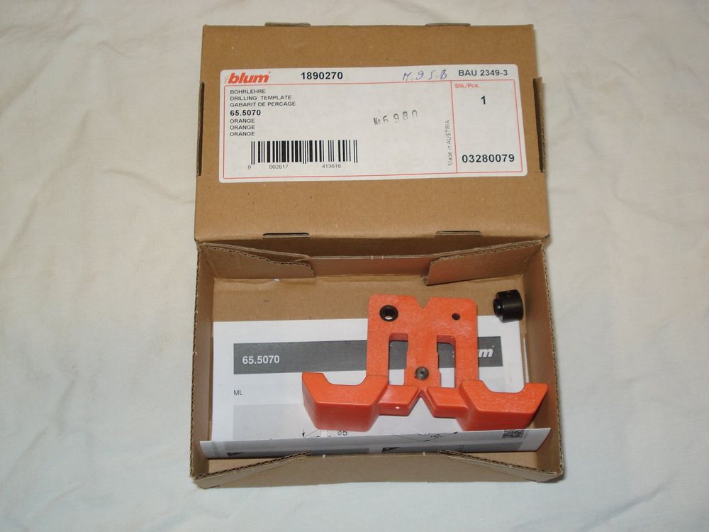 Alle Werkzeuge: Gabarit Blum plaques de montage Blum – Neu und originalverpackt aus bossonnens von gurky