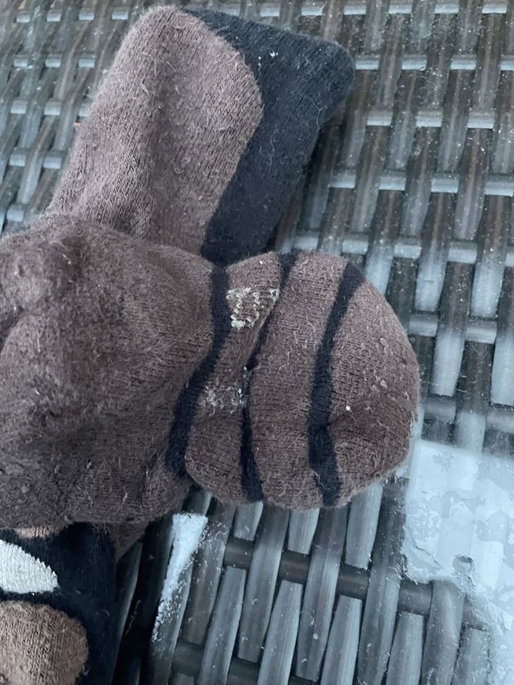 Socken für Kinder: Junge Skisocken braun 23-26 – Gebraucht aus Bergdietikon von antovale 1
