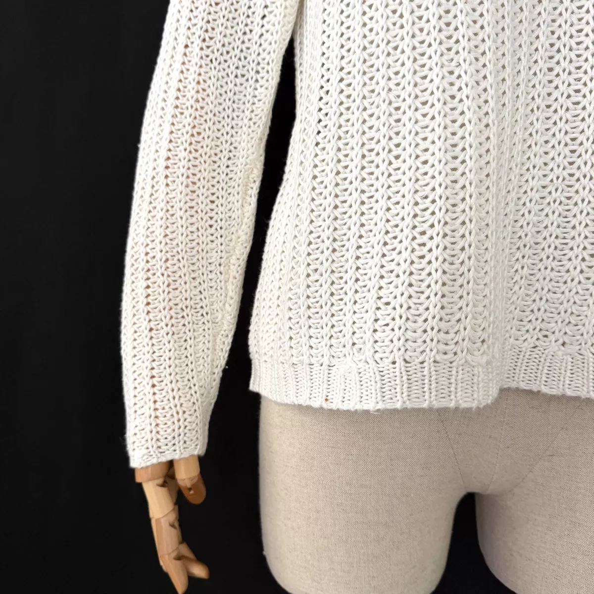 Hemisphere Maglioni & Felpe: HEMISPHERE White Linen Pullover – Usato da Emmen venduto da Avviivva_Com2023 1