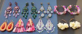 8 x Ohrringe / boucles d'oreilles