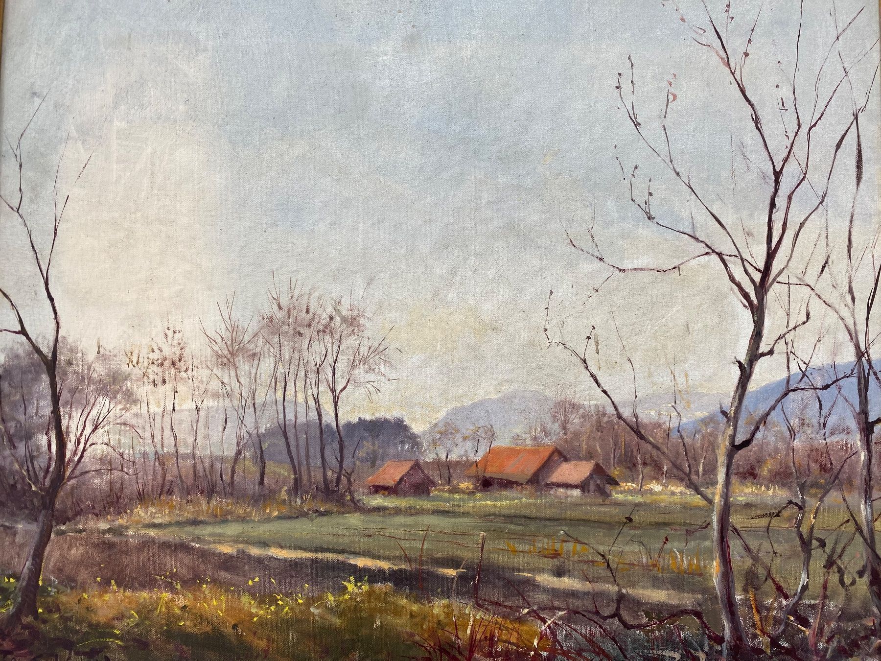 Dipinti: Schönes Landschaftsölgemälde Theodor Schmid – Usato da Rünenberg venduto da Fendi02 3