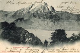 Bürgenstock  NW  mit Pilatus       um 1903