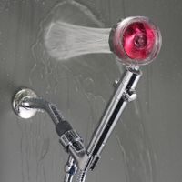 Wassersparend Hochdruck Duschkop (rosa)