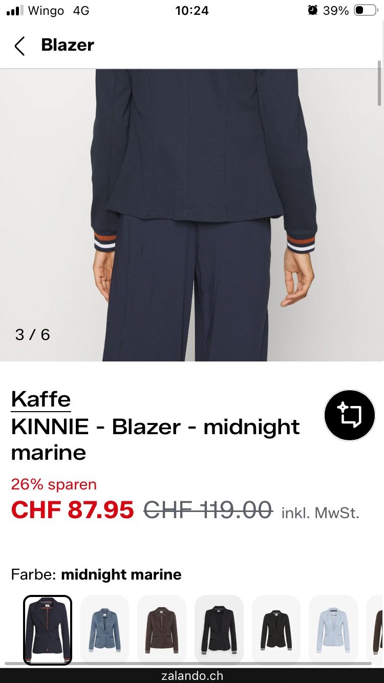 Vestes: sportlicher Blazer Kaffe M – D'occasion à Brenzikofen par Martha_V 6