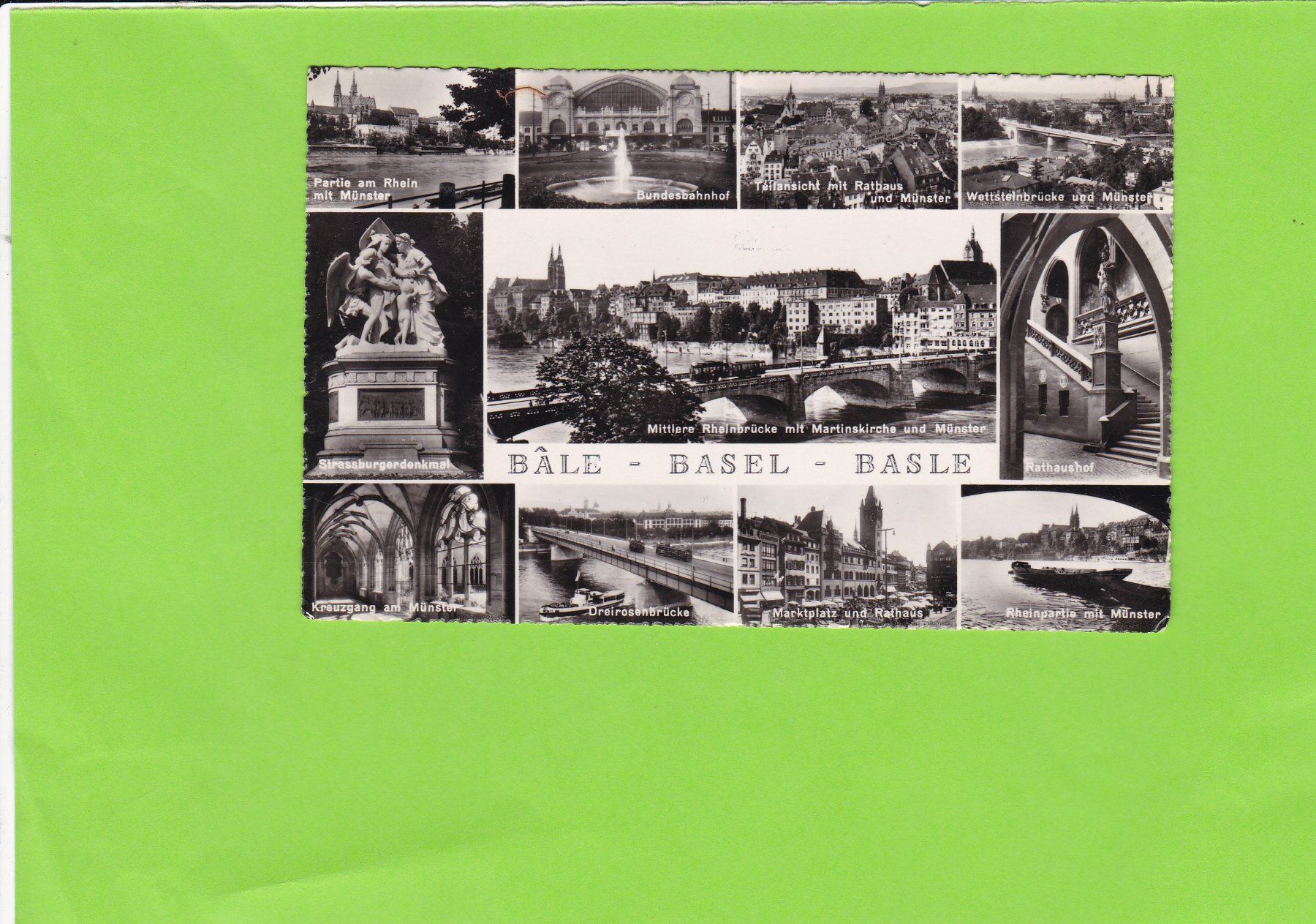 Cartes postales: Bâle-Basel-Basle – D'occasion à St. Peterzell par neckertal