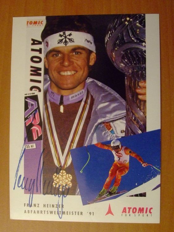 FRANZ HEINZER (CH) AUTOGRAMMKARTE RARITÄT Kaufen auf Ricardo