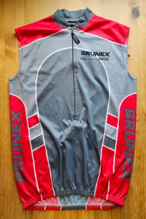 Radtrikot Brunex Swiss Gr. L Velo Radsport Trikot Fahrrad