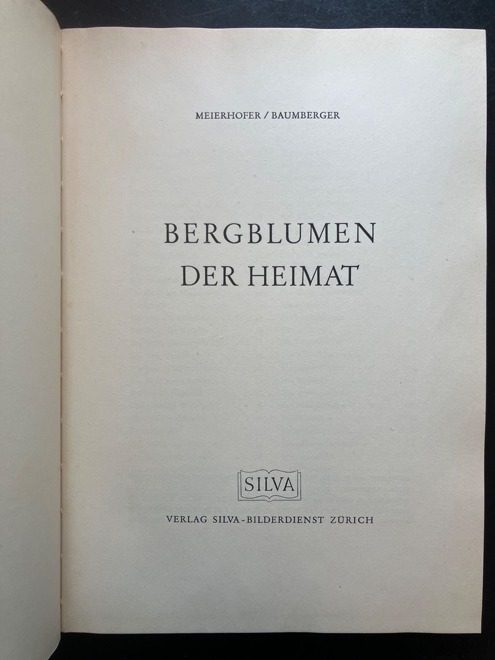 Bücher: Bergblumen der Heimat. Silva, alt – Gebraucht aus Wangen ZH von day01 1