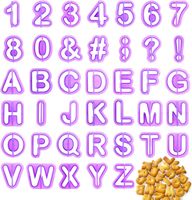 Ausstecher Alphabet & Zahlen, 40 tlg.