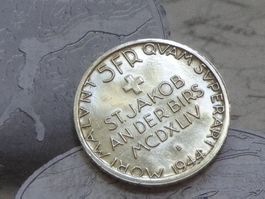 5 Fr. 1944 B - St. Jakob