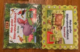Bilderrahmen Malblock Zoo & Bauernhof, 2 Stk. Neu!