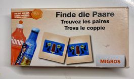 Migros Find die Paare Memo Spiel, Vintage, Rarität, Top!