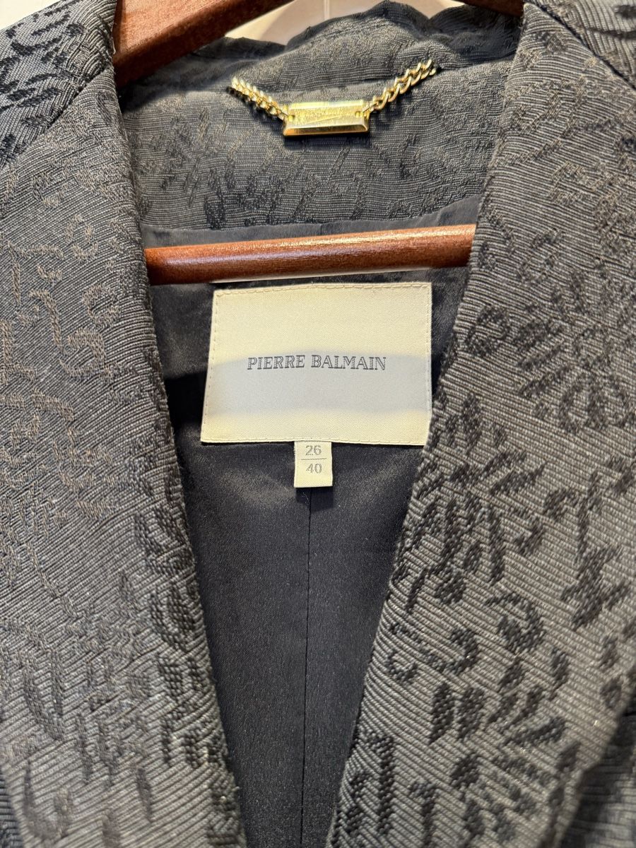 Balmain Jacken: Blazer Pierre Balmain noire taille-40 – Neu (gemäss Beschreibung) aus Genève von iry_67wr 7